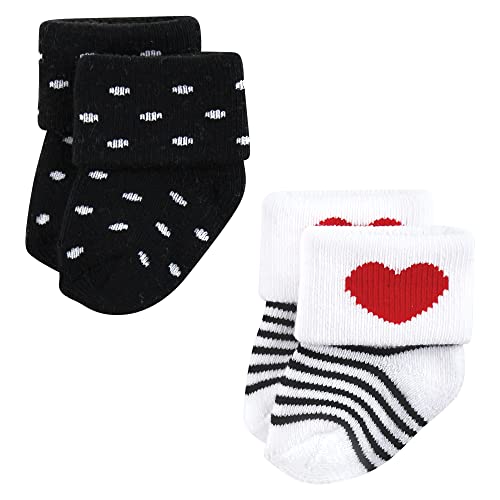 Image of Hudson Baby Baby 8-pack Cotton Rich Newborn and Terry Socks