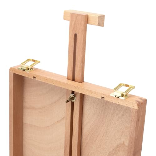 Chevalet de table en bois réglable pour peinture et dessin - 4