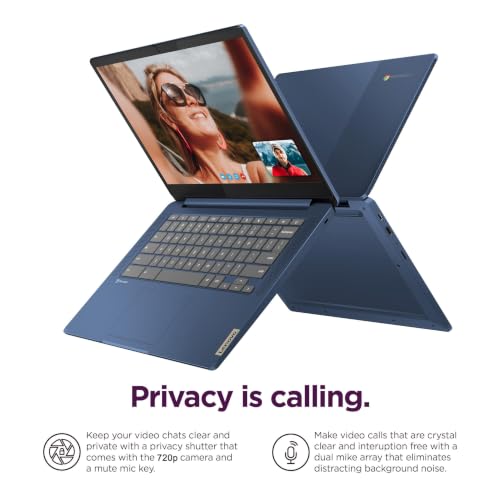 Image of Lenovo Chromebook 14 Touchscreen Laptop, MediaTek Kompanio 520, 4GB, 128GB