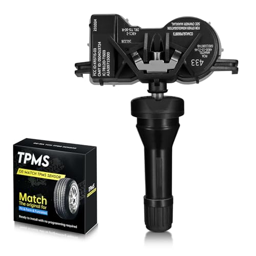 BDFHYK 433MHZ TPMS Sensors Compatible with Chrysler Jeep Dodge Tire Pressure Monitoring System Replaces#68313387AB 68193586AC 68252493AB 1 Pack