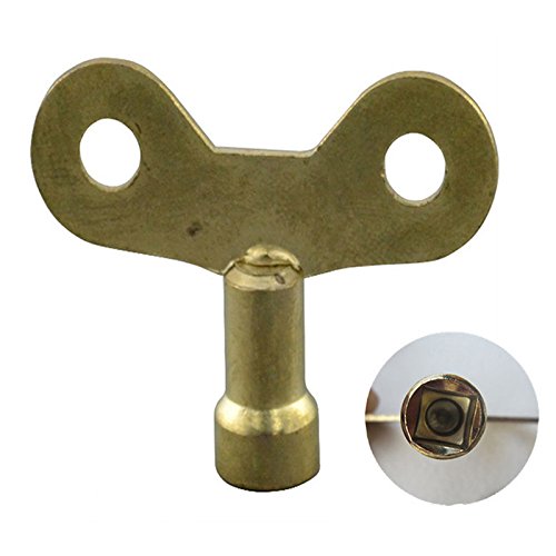 ZXCVWWE Radiator Plumbing Bleed Bleeding Key,Solid Brass Radiator Plumbing Keys,Metal for Venting Air Switch Spool Radiator Keys for Bleeding Old Home Radiator,Wrenches,Power and Hand Tools
