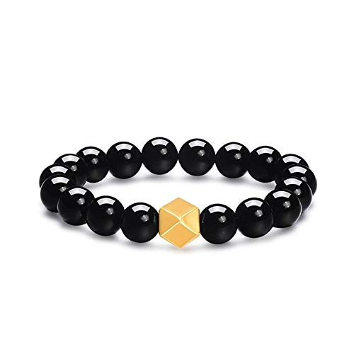 Bracelet à breloques or jaune femme hypoallergénique et résistant