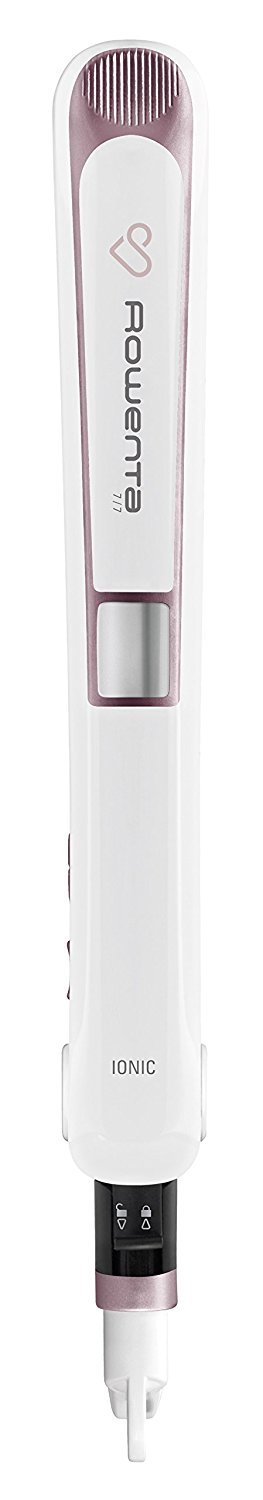Rowenta Premium Care SF7460 - Plancha de Pelo, alisa, ondula y riza, de alta protección con recubrimiento de cashmere Keratin con aceite de argán y el generador de Iones, auto off y cable 360º