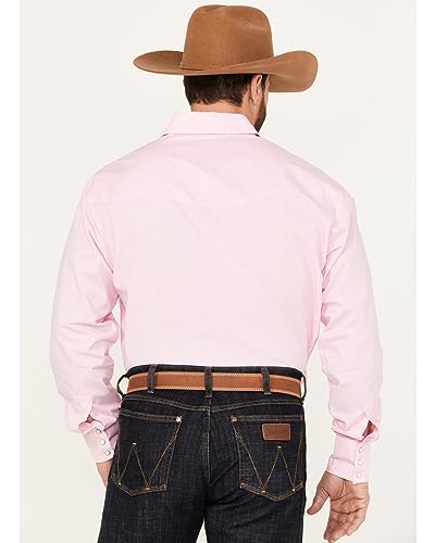 Wrangler Men's Pink Bucking Cancer Button Down Shirt4