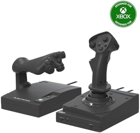 HORI HOTAS Flight Stick Designed for Xbox Series X|S, Xbox One and PC - Officially Licensed By Microsoft