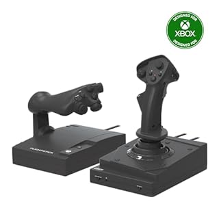HORI HOTAS Flight Stick - Controller da simulazione di volo progettato per Xbox Series X|S - Licenza ufficiale Microsoft