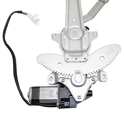 Image of TRQ Front Driver Side Power Window Motor and Regulator Assembly Power Compatible with 1995-2004 Toyota Tacoma
