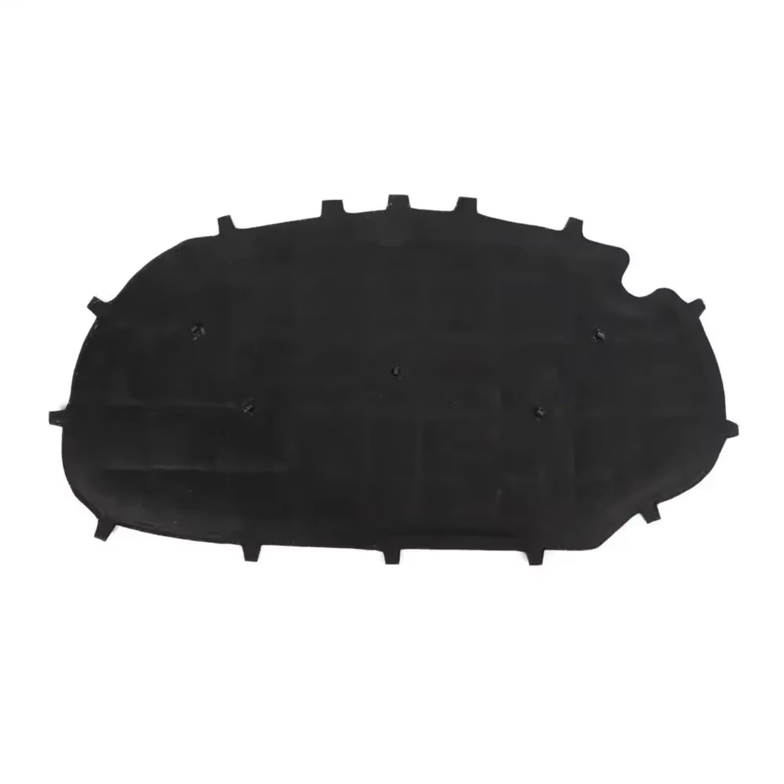 Sywhrev Black Car Bonnet Insulation Pad Front Engine Hood Insulation Pad Heat Sound Cotton Soundproof Mat Cover Foam Fireproof Compatible With Vw For Golf 6