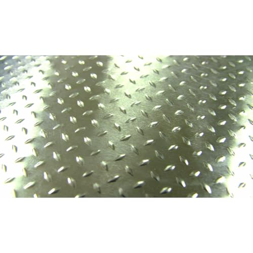 Hot Racing ACC1808DP 1:10 Scale 0.2mm Aluminum Silver Diamond Plate (2)