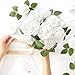 DerBlue 60pcs Artificial Roses Flowers with stem and 10pcs Green Leaves Real Looking Fake Roses Artificial Foam Roses Decoration DIY for Wedding,Arrangements Party Home Decorations