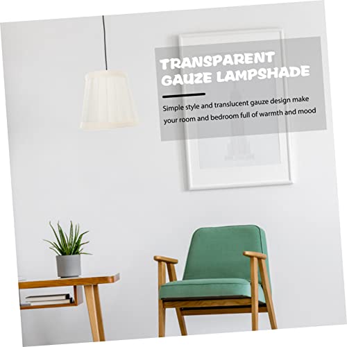Image of Vintage Barrel Lampshade Cloth Cover for Ceiling Wall and Table Lamps Easy to Install Dustproof Design for Decor