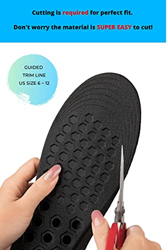 Plantillas para hombre con aumento de altura 1 pulgada miniatura 2
