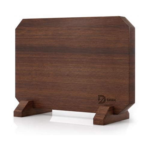 Portacuchillos magnético de doble cara, soporte para cuchillos de madera de acacia con imanes potentes, organizador de almacenamiento grueso para encimera de cocina, soporte de gran capacidad para cuchillos de chef miniatura 1