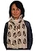 Price comparison product image Bernese Mountain Dog scarf with dogs on - hand printed in the UK - Bernese Mountain Dog gifts for women