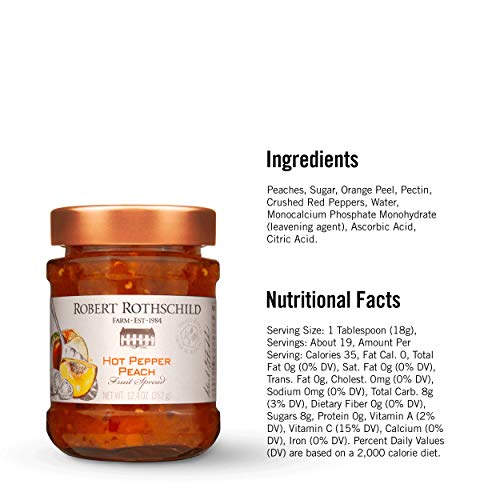 Robert Rothschild Farm Hot Pepper Peach Gourmet Preserves and Spread, 12.4 Ounces - Thumbnail 5