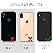 kwmobile TPU Silicone Case Compatible with Apple iPhone X - Soft Flexible Protective Phone Cover - Neon Green