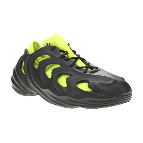 adidas Mens Adi Fom Q Lace Up Sneakers Shoes Casual - Black, Yellow2