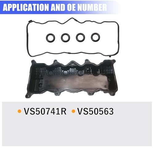 Image of Sorello Engine Valve Cover Gasket Set Compatible with Honda Civic 2006-2015 for Honda HR-V 2016 2017 for Acura ILX 2013 2014 2015 2.0L 2.4L - Replace VS50741R VS50563 12341RNAA01