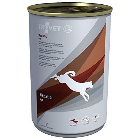 TROVET Hepatic HLD Hond - 6 x 400g Tins Cover