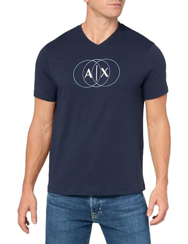 T-shirt Armani Exchange homme coupe slim fit à manches courtes pour un look urbain chic