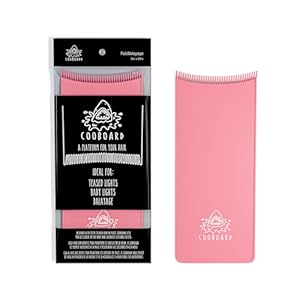 Authentic Cooboard Balayage Board with Teeth | Original Highlighting Paddle from The Maker of Cooboard Hair Highlighting Kit | Easy to Clean, Sturdy, Lightweight (Cooboard Pink)