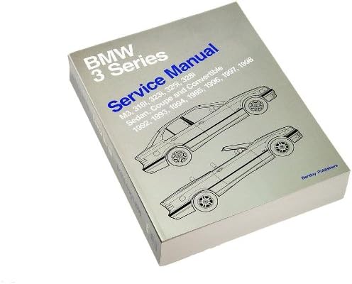 Bentley W0133-1614947-BNT Paper Repair Manual BMW 3 Series (E36)