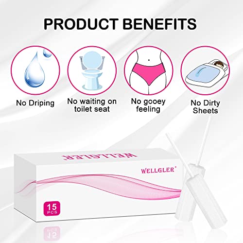 Image of After Sex Clean Up Drip Sticks - Absorbing Sponge for Women, 25 Counts