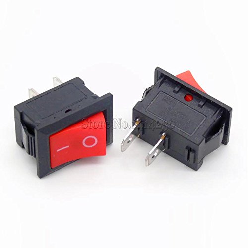 Commutateur 2 plots pour remplacer un interrupteur défaillant de 15x21mm sans changer d'appareil