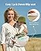 MOMTORY Baby Carrier Newborn to Toddler, 6-in-1 Baby Carrier Plus Size Friendly, Comfy and Supportive, Adjustable Detachable Infant Baby Hip Seat Carrier for 7-50lbs