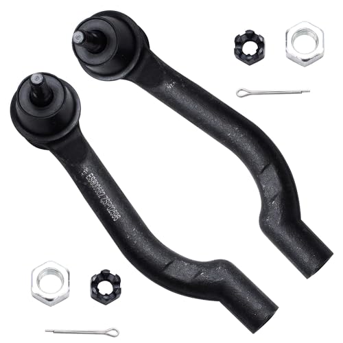 Image of Detroit Axle - FWD Front 6pc Struts Kit for 08-12 Nissan Rogue, 2 Struts & Coil Spring 2 Stabilizer Sway Bar Links 2 Outer Tie Rod Ends 2008 2009 2010 2011 2012 Replacement Suspension
