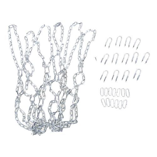 Heavy Duty Chain Basketball Net Replacement Steel Chain Net for Standard Braided Chain Basketball Net