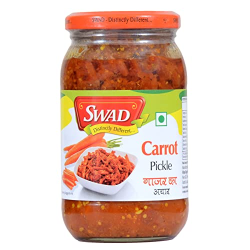 Image of SWAD Delicious and Tangy Carrot Pickle /Gajar Ka Achaar - 400 Gm (Pack of 1)