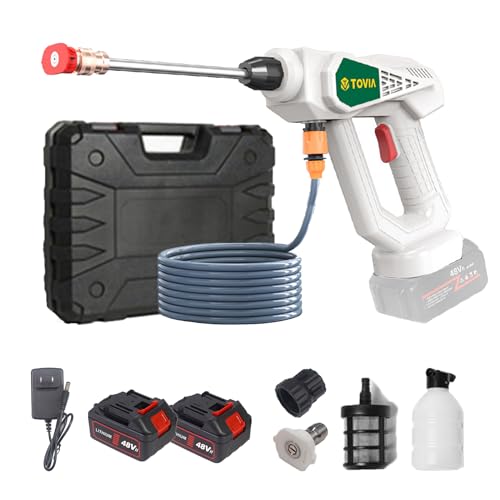 T TOVIA Cordless Pressure Washer for MAKITA 18V LXT Battery, 363PSI Portable Power Cleaner with 0°...