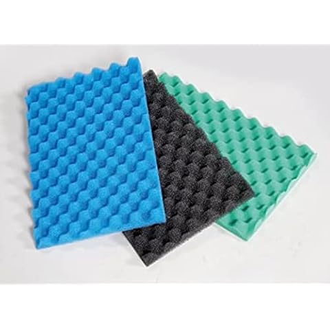 Pond Filter Foam Layers Small- 17" x 11" Coarse, Medium and Fine Cover