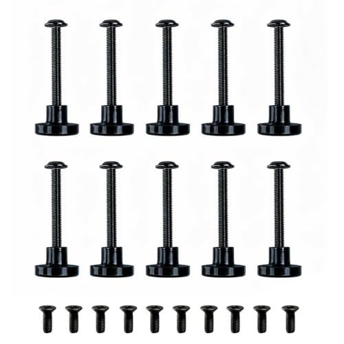 Image of M3 N45 Magnetic Screws Set, DIY Mounting Kit for 25mm & Multi-Size Cooling Fans, Securely Fix Fans Inside & On Surfaces of Various Electronic Devices (Black-10 Pack)