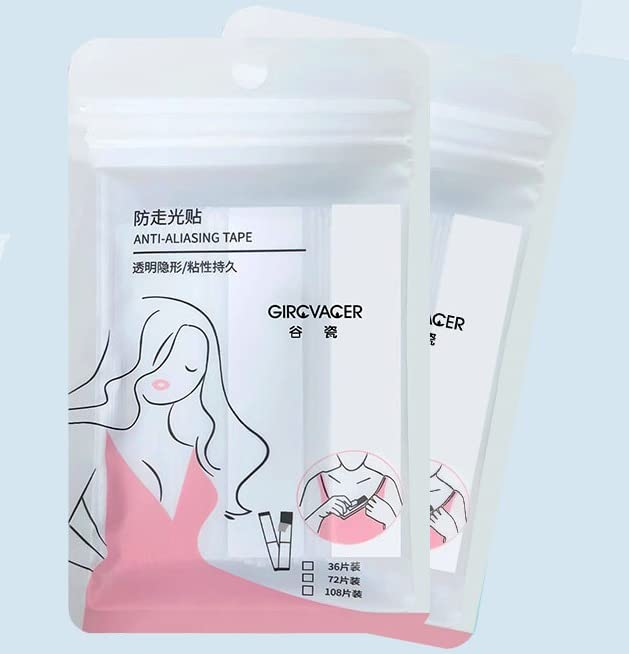 Miniatura 2 de Husky - Cinta adhesiva de doble cara para moda ropa y cuerpo color transparente para todos los tonos de piel adhesivo resistente todo el día y suave
