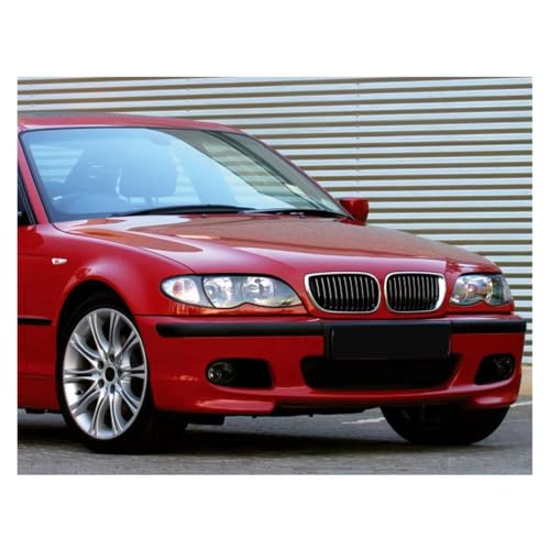 Rejilla frontal para Serie 3 E46 2002-2005 de 4 puertas estilo línea única 6
