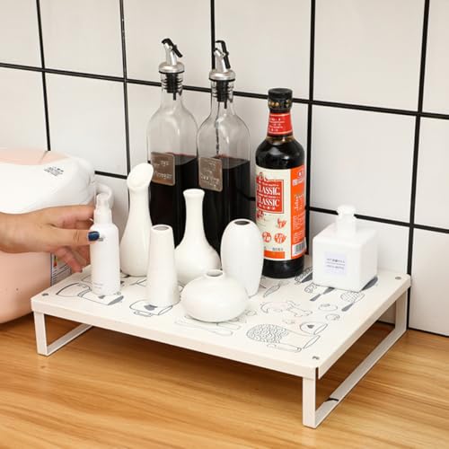 NAMOARLY Soporte para Condimentos de Cocina Multifuncional, Estante de Almacenamiento para Microondas, Estructura de Hierro Recubrimiento en Polvo, Color, para Ollas y Sartenes, Ahorro - imagen 2