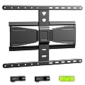 PUTORSEN Ultra-Slim TV Wall Mount for Most 43-90 Inch TVs, 0.77" Thin Low Profile Full Motion Bracket, Max VESA 600x400?mm, Holds up to 110lbs, Fits 16/18" Studs