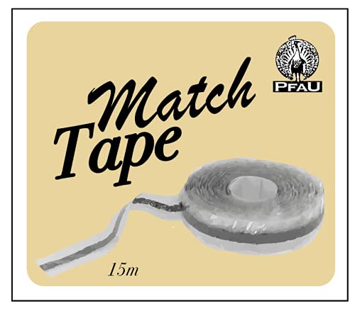 vama Tapematch 15 m Rolle - schnelle Zündschnur für Feuerwerk Brennzeit < 0 3 sek./m schmale 2 5 cm Matchtape Ausführung geeignet für Visco Zündschnur