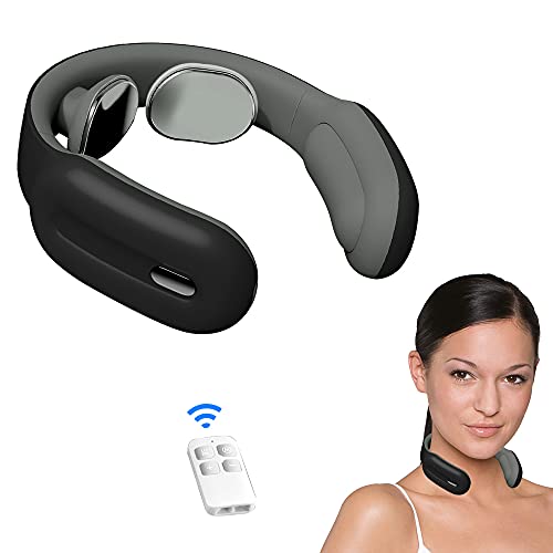 atombud Neck Massager Intelligent Neck Massager with Heat Cordless, Smart Deep Tissue Trigger Point Massager for Pain Relief 3 Modes 15 Levels Use at Home,Office,Outdoor,Car