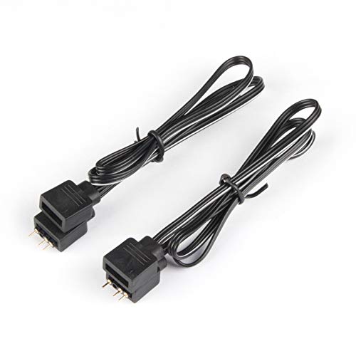 Image of SilverStone Technology LS04 Premium High Density Dual-Sided Addressable RGB (ARGB) 450mm Long Light Strip 2-Pack for PC and Indoor Use, SST-LS04