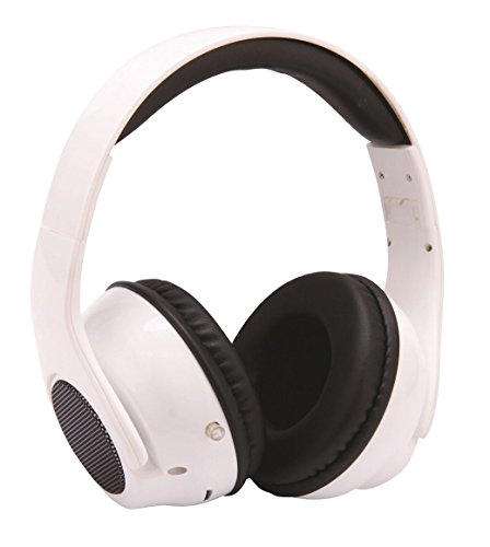 Power Advantage E-00538-0 Dubz Headphone 2 Hybrid Hi Definition Headphones with 4 Speakers & Phone Mic Switch Cord, White