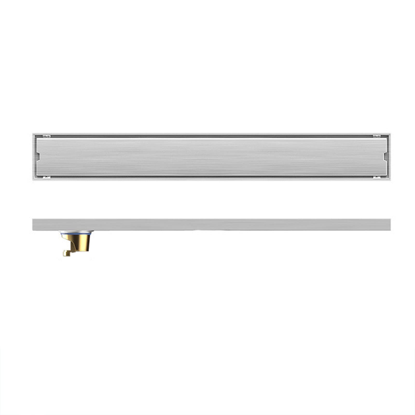 Linear invisible shower drain，Stainless Steel Tile Insert Floor Drain(Side Drain,80cm)