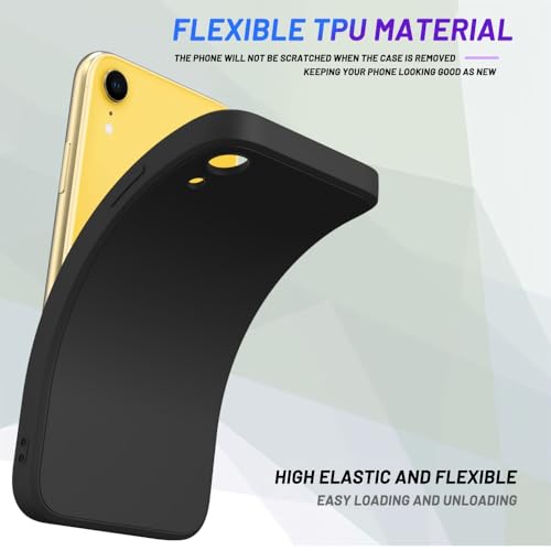 Image of for iPhone XR Case Black, Scratch Resistant with Soft Touch, Slim Thin Phone Cover for iPhone XR 6.1 inch