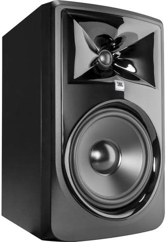 JBL 308P MkII Powered 8" Two-Way Studio Monitor with Isolation Pad for Studio Monitor (Medium, Single) Bundle - Image 2