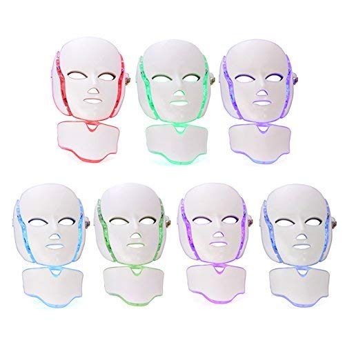 LED Photon Therapy Mask with 7 Color Light Treatment | Face Beauty Skin