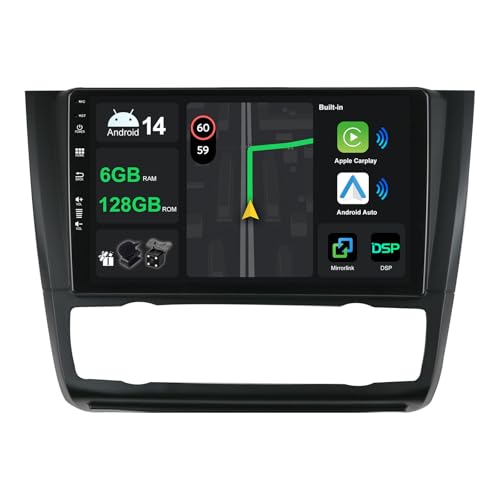 Plus de câbles emmêlés dans votre BMW grâce à cet autoradio Android 14 avec CarPlay sans fil de 9''