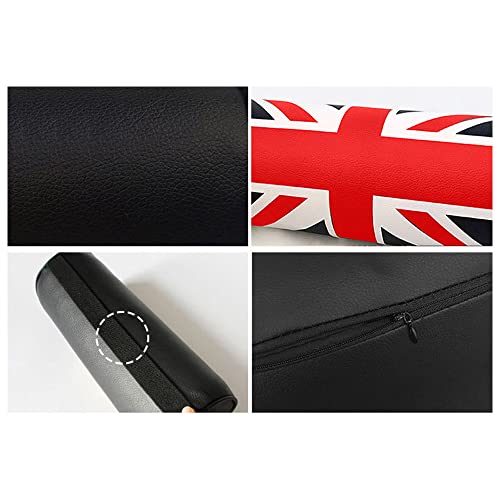 Dabok Union Jack Neck Pillow Memory Foam Cushion Car For Driving Headrest Support Cylindrical For The Resting Neck Pain Relief Car Seat Curve Comfort And Reduce Driving Fatigue (Gray) #TOP3