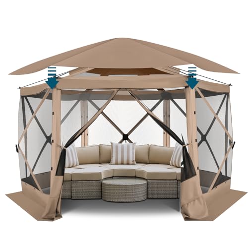 COBIZI 12x12 FT Pop Up Canopy Stargazing Tent, Gazebos On